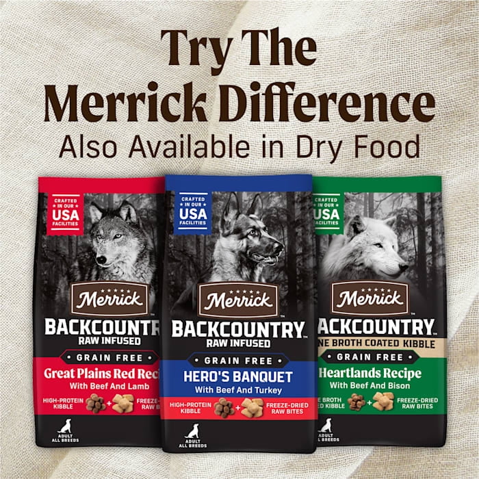 Merrick Backcountry Grain-Free Wet Dog Food Variety Pack, 12.7 oz photo 4