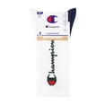 thumbnail image 2 of Champion Men’s Crew Socks 3 Pack – Half Terry Cushion, Moisture-Wicking, Arch Support, Stretch Comfort, Sizes 6–12.5, 2 of 7
