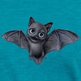 thumbnail image 3 of CafePress - PD Moreno's Halloween Bat Women's Deluxe T Shirt - Womens Tri-blend T-Shirt, 3 of 4