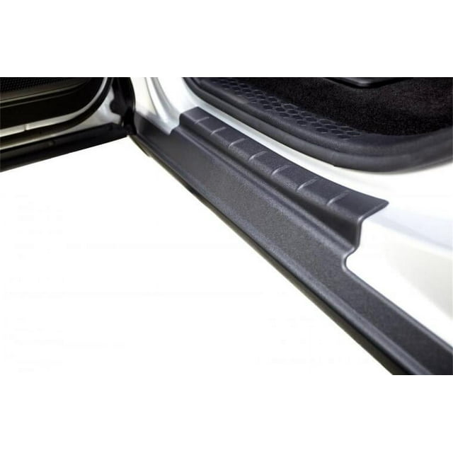 Bushwacker Panneau de Protection à Bascule 14064 Trail Armor; Plat; Noir Mat; Dura-Flex 2000 TPO; avec Plaque de Rebord