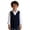 Dark Blue, variant on Kids Vest Sleeveless Button Up Dark Blue Vest Suit Back To School Clothes Kid Boys Formal Vest Boys Holiday Outfits 5-6 Years