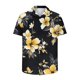 thumbnail image 5 of Mens Casual de Manga Corta Botón Abajo Camisas de Impresión Turndown Cuello Botón Camisa Poliéster, Moda de Verano Superior para Hombres Al Aire Libre, 5 of 6