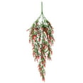 thumbnail image 3 of Deago 4 Pack Hanging Plants Artificial Lavender UV Resistant Plants Fake Hanging Vines Flowers for Home Garden Indoor Outdoor Decor (Red), 3 of 10