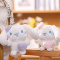 thumbnail image 2 of Sanrio-Llavero con forma de Rollo de Canela para niños, accesorios Kawaii, figuras de Anime, bolsa de escuela de peluche suave, decoración colgante, regalo, 2 of 4