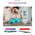 thumbnail image 4 of for Galaxy A03S Case, Samsung A03S Case with HD Screen Protector, Military-Grade Ring Holder Stand Car Mount 15ft Drop Tested Shockproof Cover Phone Case for Samsung Galaxy A03S, Green, 4 of 15