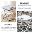 thumbnail image 2 of CHUANK Rocking Camping Chair Folding Chairs Foldable Stool 25X23.5X22CM Grey, 2 of 8