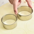 thumbnail image 4 of Round Cookie Biscuit Cutter Set 12 Pieces Graduated Circle Pastry Cutters Stainless Steel Cookie Cutters, 4 of 6
