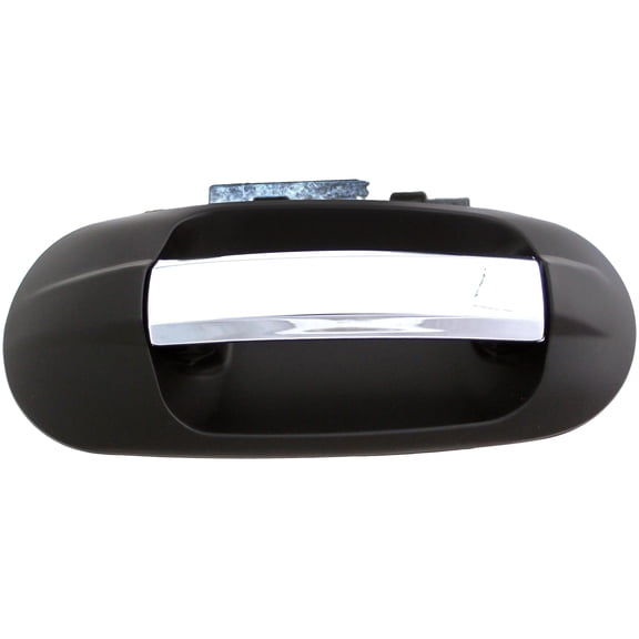 Dorman 83332 Rear Passenger Side Exterior Door Handle for Specific Ford / Lincoln Models, Chrome Lever and Black Housing
