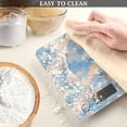thumbnail image 6 of High Precision Digital Kitchen Scale Tempered Glass Food Scale Multifunction Scale Small Kitchen Appliances Peach and Blue Rhombus, 6 of 7