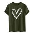 thumbnail image 3 of PNTUTB Men's Fashion Casual Valentine's Day Themed Prints Short Sleeve Crew Neck Loose Comfortable T-shirt, 3 of 4