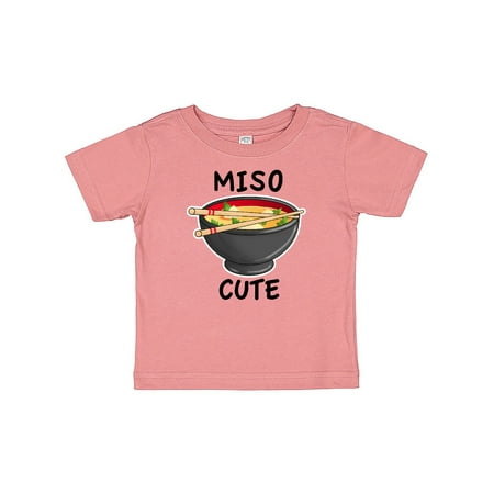 

Inktastic Miso Cute with Miso Soup Gift Baby Boy or Baby Girl T-Shirt