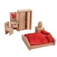 thumbnail image 2 of Casa de muñecas de madera, juego de muebles para sala de estar, dormitorio y otros espacios decorativos. Cuarto, 2 of 9
