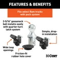 thumbnail image 2 of CURT 60618 OEM Puck System Gooseneck Hitch Kit, 30K, 2-5/16-Inch Ball, Select Ram 2500, 3500, 2 of 7