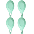 thumbnail image 1 of El resto de la cuchara para el contador de la cocina, paquete de 4 BPA libera y tenedor de la cuchara del silicón de la categoría alimenticia, 1 of 6