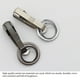 thumbnail image 4 of Llavero liso de lujo electrochapado llavero anticorrosión a prueba de robos elástico resistente al desgaste accesorio de soporte para teléfono Almacenamiento y organización del hogar Plata 2 Kearding HA074126-02B, 4 of 6