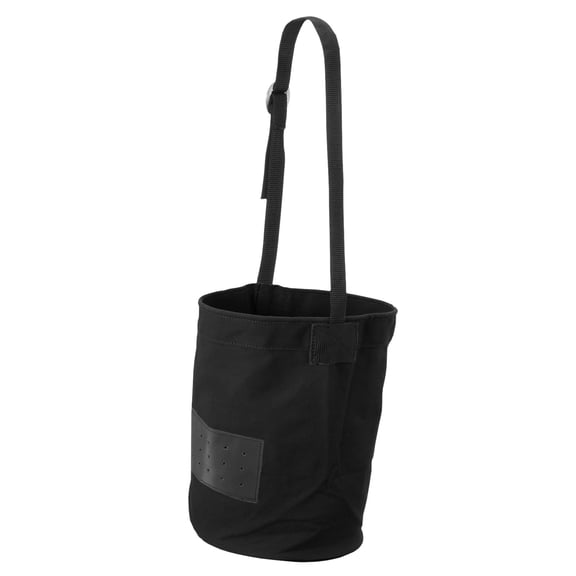 Canvas Feed Bag, Regular Horse, Black