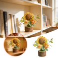 thumbnail image 2 of zhangmingg Tournesols en Pot Tissés Réalistes pour Centre de Table Intérieur, 2 of 8