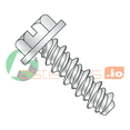 thumbnail image 1 of #10 x 5/8" High Low Style Self Tapping Screws / Slotted / Hex Washer Head / Steel / Zinc (Quantity: 7,000 pcs), 1 of 1