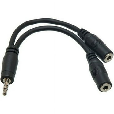Hosa Audio Y Cable - 1 X Trs Male Audio - 2 X Trs Female Audio - 6" (ymm232)