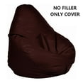 thumbnail image 3 of Ample Decor Leatherette Bean Bag Cover (No Filling), Ideal for Children and Teenagers - Brown, 3 of 5