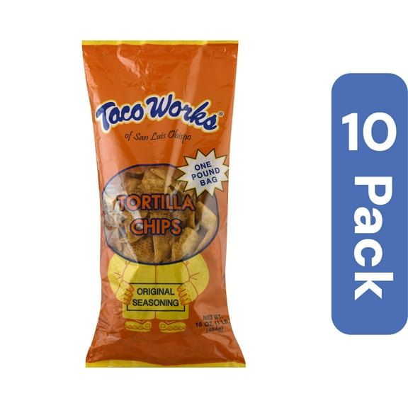 Taco Works Tortilla Chips Original Flavor (Pack of 10)