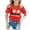 Red, variant on Gunia Shirts For Teens Girls 100 Days Of School Boy And Girl Fashion Casual Print Crewneck Loose Short Sleeve Daily Top Tshirts 3-4 Years