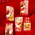 thumbnail image 3 of Year Of The Horse Red Envelopes With Gold Foil Embellishment For Chinese New Year And Weddings, 3 of 8