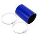thumbnail image 1 of Ofertas Únicas 1 Juego Manguera de Silicona para Coche Negra Azul de 102mm 4.02" ID 150mm 5.91" Longitud 0 Grados con Abrazaderas Universal, 1 of 7