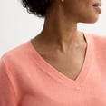 thumbnail image 3 of Women's Croft & Barrow® The Extra Soft V-Neck Sweater Color: Light Pink Size: XX LARGE, 3 of 4