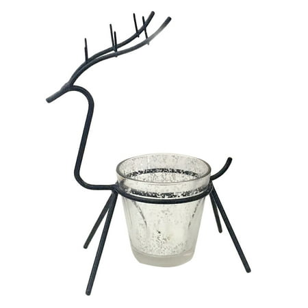 Reindeer Tealight Candle Holders Metal Best for Christmas (Best Christmas Candles 2019)