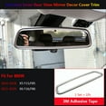 thumbnail image 2 of Ajuste de la cubierta de la decoración del espejo retrovisor interior de acero inoxidable para BMW X5 F15 X6 F16, 2 of 5