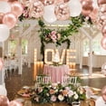 thumbnail image 4 of Paquete de 50 globos de oro rosa, globos de fiesta de látex de 12 pulgadas, globos de confeti, decoración de cumpleaños para bodas, aniversarios, baby shower, festivales, graduaciones, Navidad o, 4 of 5