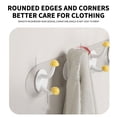 thumbnail image 4 of Fiudx Organizador de Seis Ganchos, Diseño Plegable, Ahorra Espacio, Esquinas Redondeadas, Material Impermeable, Fácil Instalación, Ideal para La Entrada de La Cocina o El Baño, Artículos Esenciales p, 4 of 7