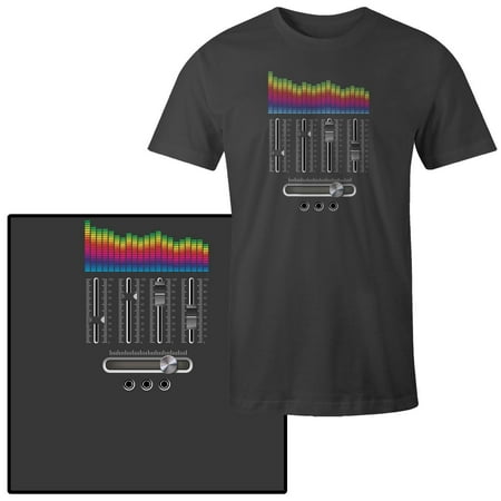 Men's Music Equalizer DJ Mixing Console T-Shirt
