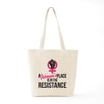 thumbnail image 6 of CafePress - Womans Place In Resistance Tote Bag - Unisex Canvas Tote Bag, Beige, 1-Piece, 6 of 7