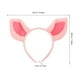 thumbnail image 4 of Diadema con orejas de cerdo para Halloween, disfraz de animal, diadema con orejas de cachorro rosa, accesorio para el pelo, actuación en el escenario (rosa), 4 of 5