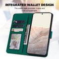 thumbnail image 2 of Cute Cartoon Wallet Phone Case for Google Pixel 6 Pro with Card Holder Soft PU Leather Kickstand Cover for Men and Women Magnetic Shockproof Protective with Lanyard for Google Pixel 6 Pro, Darkgreen, 2 of 9