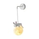 thumbnail image 2 of Lámpara colgante de bola lechosa blanca para habitación infantil, lámpara colgante 3D con forma de luna moderna para mesita de noche Conejito, 2 of 7