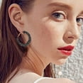 thumbnail image 3 of Daolelai Women's Sparkling Earrings, 3 of 6