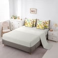 thumbnail image 5 of Erosebridal Kawaii Lion Kids Twin Bedding Sets 7-Piece, Jungle Wildlife Bedding Comforter Set, 5 of 7