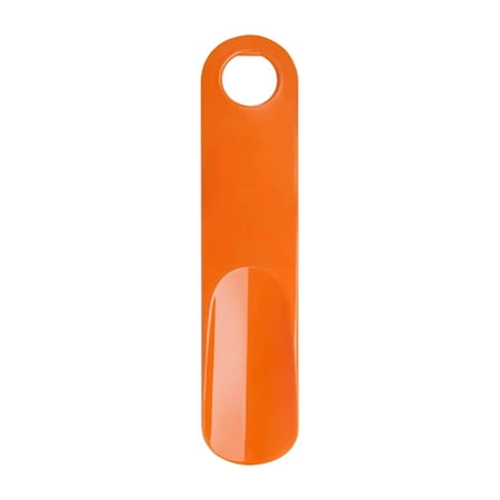 

Long Handle Shoe Horns Durable Portable Plastic for Handicapped Men Trainers Orange