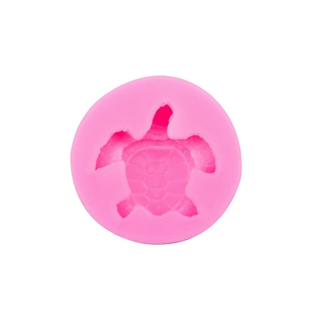 Yuarrent Molde de silicona de tortuga, molde de fundición para el hogar, moldes para hornear Fondant de gelatina DIY, herramientas de decoración, Herramientas y accesorios para hornear Rosa Yuarrent HA081383-01