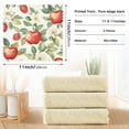thumbnail image 6 of Yayeee 6 Pack Kitchen Dish Cloths Set for Washing Soft Drying Absorbent Microfiber Towels, Beige Apple Pattern, 6 of 9
