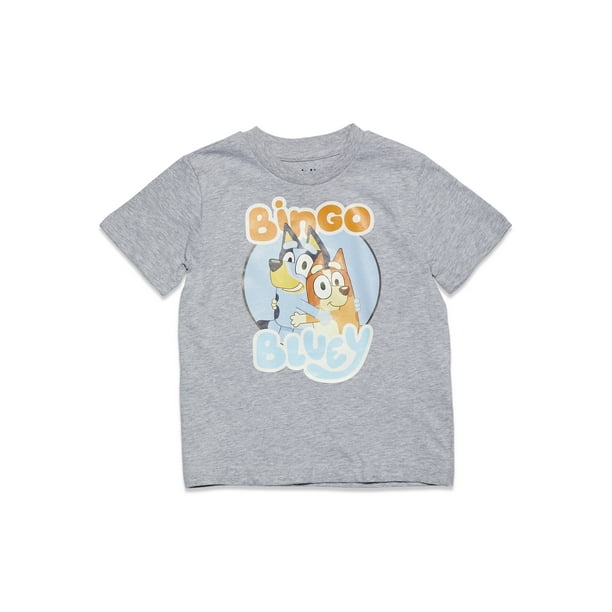 Bluey BLUEY & Bingo Toddler Boys Girls Short Sleeve Graphic TShirt