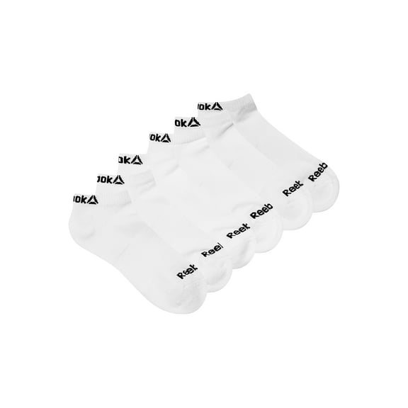 Reebok Performance Cotton Targeted Cushion Low Cut Socks, 6-Pack