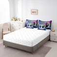 thumbnail image 4 of YST Tree Of Life Comforter Set, 7-Piece, Twin Size, Bohemian Mandala Theme, Reversible Rainbow Galaxy, Starry Sky, 4 of 5