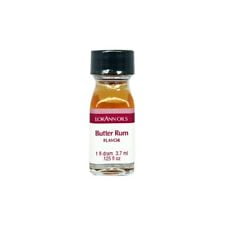 Lorann Oils Butter Rum 1 Dram Super Strength Flavor Extract Candy Baking Includes 1 Dram Dropper And Recipe