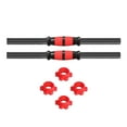 thumbnail image 2 of BAOSITY 2 Pieces Dumbbell Bars Barbell Handle Dumbellsweights Set with 4 Collars for Weightlifting Exercise Sport Fitness Accessories 35cm, 2 of 7