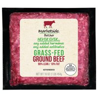 Marketside Grass-Fed 90% Lean/10% Fat Ground Beef, 1lb