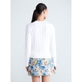 thumbnail image 4 of Free Assembly Women's and Women's Plus Cotton Cable Knit Sweater, Midweight, Sizes XS-4X, 4 of 6